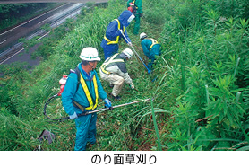 のり面草刈り