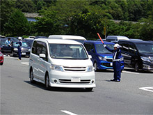 駐車場整理員の配置