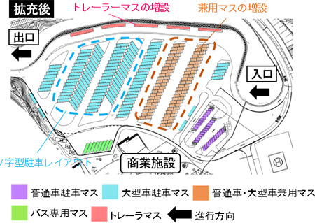 駐車マス拡充