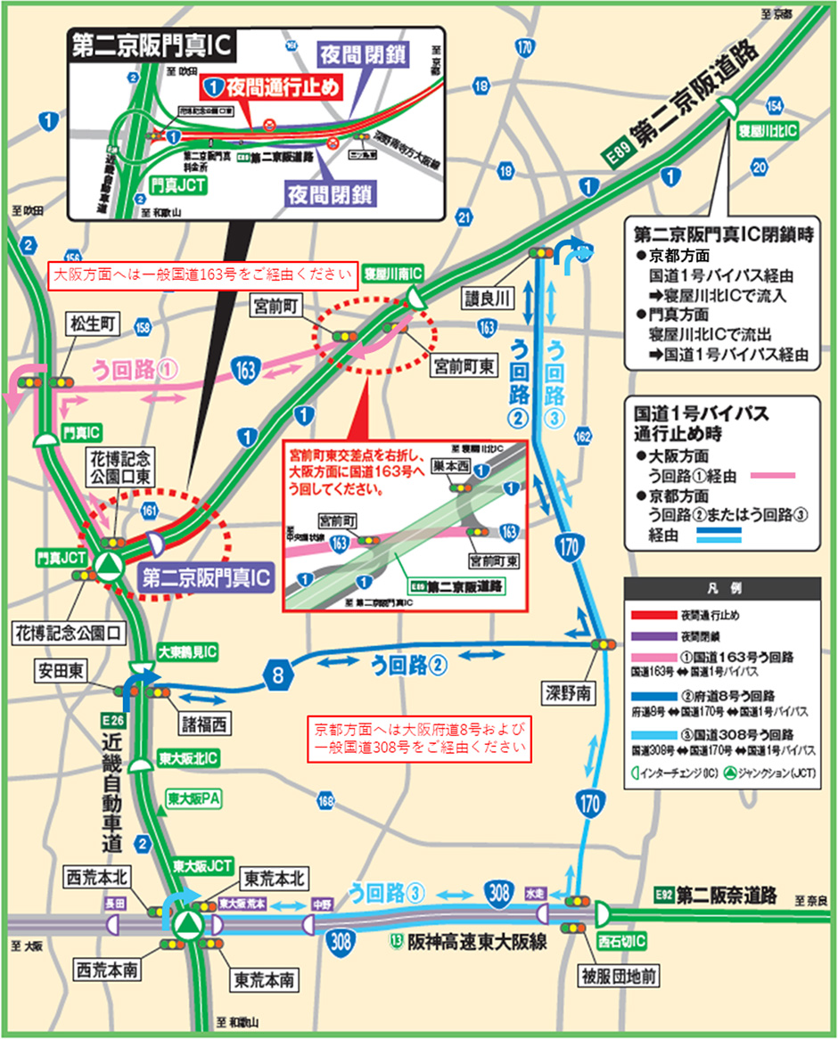 う回路案内図