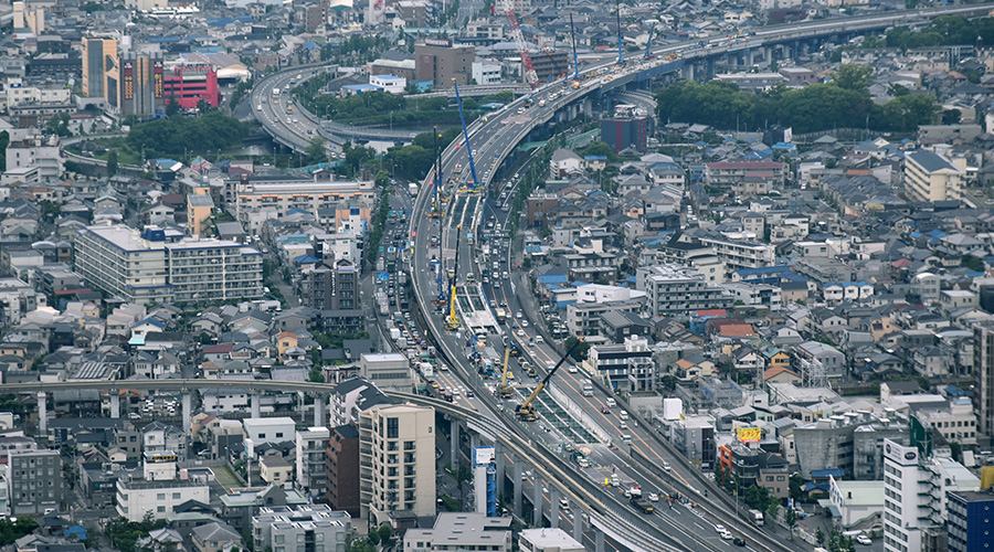 池田IC付近